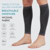 KEKING Calf Compression Sleeves for Men Women, Leg Compression Sleeves, Footless Compression Socks for Running, Shin Splint Support for Sports, Varicose Vein Treatment Legs & Pain Relief, Gray XXL view 3