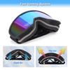 EXP VISION Ski Goggles Anti-Fog Child Snowboard Goggles with UV Protection, Over The Glasses Snow Goggles for Adult Kids (Blue Set) view 4