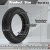 Felixstory 10 Inch Scooter Tire, 10x2.5 60/70-6.5 Solid Rubber Tire Fit for Ninebot Max G30P G30LP G2~Gotrax G4 G5 G6 GMAX Ultra~Hiboy Max 3 Scooter, AntiExplosion Solid Hole Tyre view 3