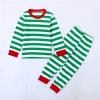 Ikevan Toddler Kids Baby Boys Girls Sets PJ's Pajamas Christmas Sleepwear Striped T-shirt Pants Outfits 6t Robe Boys view 3