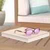 FEISEDY Vintage Square Polarized Sunglasses for Women UV400 Travel Driving Fashion Arcuate Sunglasses B2526 view 2