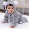 Baby Snowsuit Rabbit Baby Boys Footed Ears Hooded Fleece Girls Romper Jumpsuit Infant Coat Girls Coat&jacket view 4
