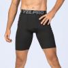 SPVISE Black Men's Compression Shorts, Compression Underwear for Men Athletic Shorts Pockets Spandex Running Shorts Cool Dry view 2