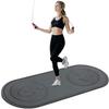 dofopo Jump Rope Mat 71"x31" Larger Non-Slip Indoor Outdoor Exercise Fitness Mat, High-Density Workout Shock Absorption for Home Gym Flooring Concrete Jumping Rope view 1