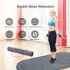 dofopo Jump Rope Mat 71"x31" Larger Non-Slip Indoor Outdoor Exercise Fitness Mat, High-Density Workout Shock Absorption for Home Gym Flooring Concrete Jumping Rope view 3