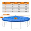 Exacme Premium Trampoline Winter Cover, 10 Foot Trampoline Weather Covers Snow Sun Shade Protection Accessory, R10B view 2