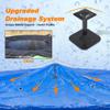 Exacme Premium Trampoline Winter Cover, 10 Foot Trampoline Weather Covers Snow Sun Shade Protection Accessory, R10B view 3