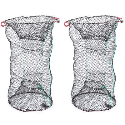 Alvinlite Minnow Trap, Crab & Shrimp Collapsible Cast Net Fishing Nets, 2PCS, 3x23.6 inches