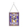 FOCO Baltimore Ravens NFL Team Stripe Stain Glass Sign view 1
