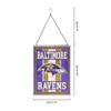 FOCO Baltimore Ravens NFL Team Stripe Stain Glass Sign view 3
