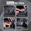 aZengear Repair Patches for Jackets, Tent, Shoe Toe, Air Mattress, Inflatables, PVC Gear - Waterproof, Self-Adhesive, Tear-Cold-Heat-Resistant, Down Puffer Coat (11 Pcs, Silver) view 2