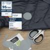 aZengear Repair Patches for Jackets, Tent, Shoe Toe, Air Mattress, Inflatables, PVC Gear - Waterproof, Self-Adhesive, Tear-Cold-Heat-Resistant, Down Puffer Coat (11 Pcs, Silver) view 4