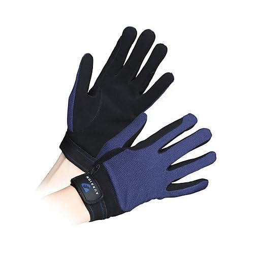 Aubrion Ladies Mesh Riding Gloves M Navy