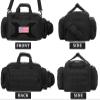 TRO&HOM Tactical Gun Range Bag for 4 Handguns, Pistol Shooting Range Bag with 15X Magazine Slots Pockets for Ammo and Essentials,Padded Shooting Range Duffle Bag for Hunting Shooting Range Sport view 2