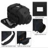 TRO&HOM Tactical Gun Range Bag for 4 Handguns, Pistol Shooting Range Bag with 15X Magazine Slots Pockets for Ammo and Essentials,Padded Shooting Range Duffle Bag for Hunting Shooting Range Sport view 3