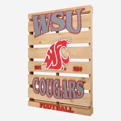 FOCO Washington State Cougars NCAA Wood Pallet Sign