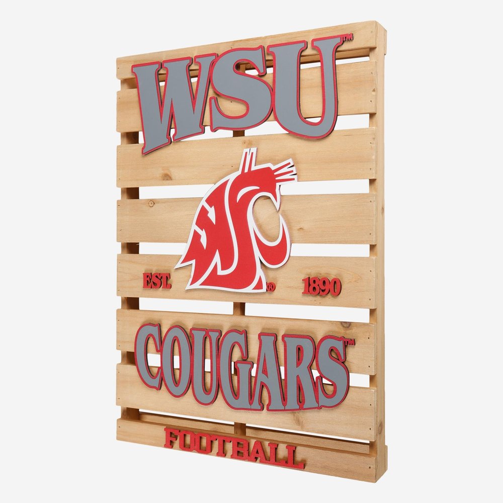 FOCO Washington State Cougars NCAA Wood Pallet Sign