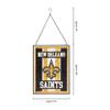 FOCO New Orleans Saints NFL Team Stripe Stain Glass Sign view 3