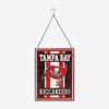 FOCO Tampa Bay Buccaneers NFL Team Stripe Stain Glass Sign view 1