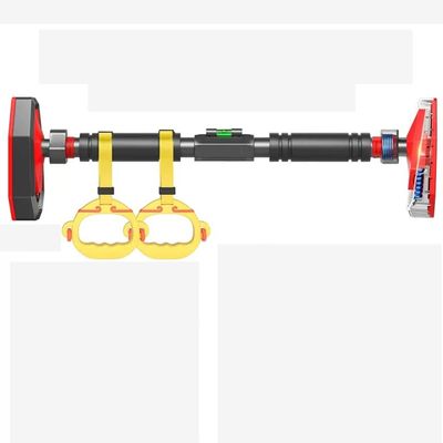 BCPPO Chin Up Bar Door Frame Pull Up Bar with Lifting Ring, Adult Kids Teen Indoor Multifunctional Fitness Horizontal Bar, Safe Load 250 Kg (Size : 120-160CM)