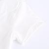 RUKOSU Baby Girl White Blouses Toddler Basic Solid Color Short Sleeve Petal Collar T-Shirt Cotton Pullover Tops 18-24 Months view 4