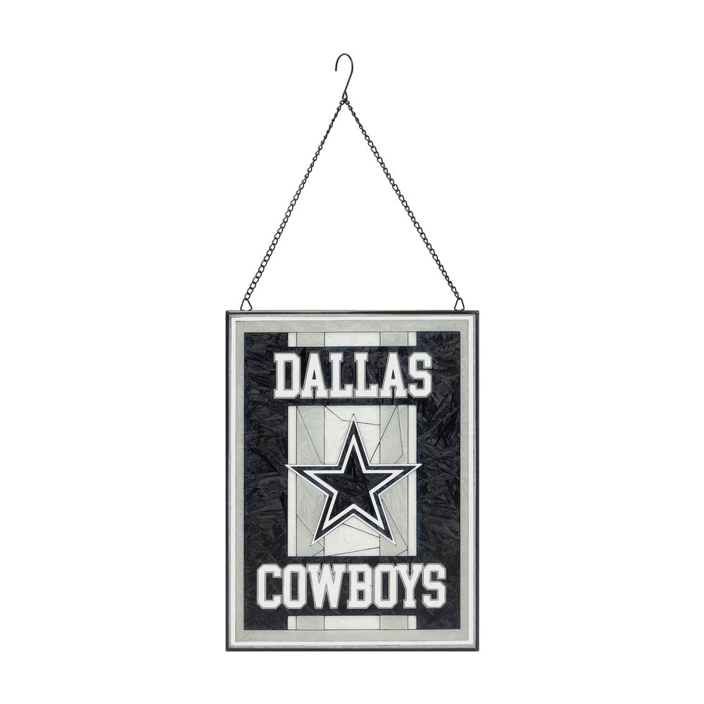 FOCO Dallas Cowboys NFL Team Stripe Stain Glass Sign