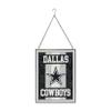 FOCO Dallas Cowboys NFL Team Stripe Stain Glass Sign view 1
