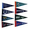 Rico Industries NFL League Mini Pennant Complete Set (34 Individual) 4" x 9" Felt Mini Pennant League Set (Includes ALL Teams & Conference) view 3