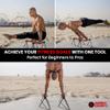 Rubberbanditz Parallettes Calisthenics Handles  Push Up Bars & Dip Bar Stand  Parallel Bars Dip Station for Strength Training  Pushup Handles Parallettes Bars for Home Gym Workouts view 2