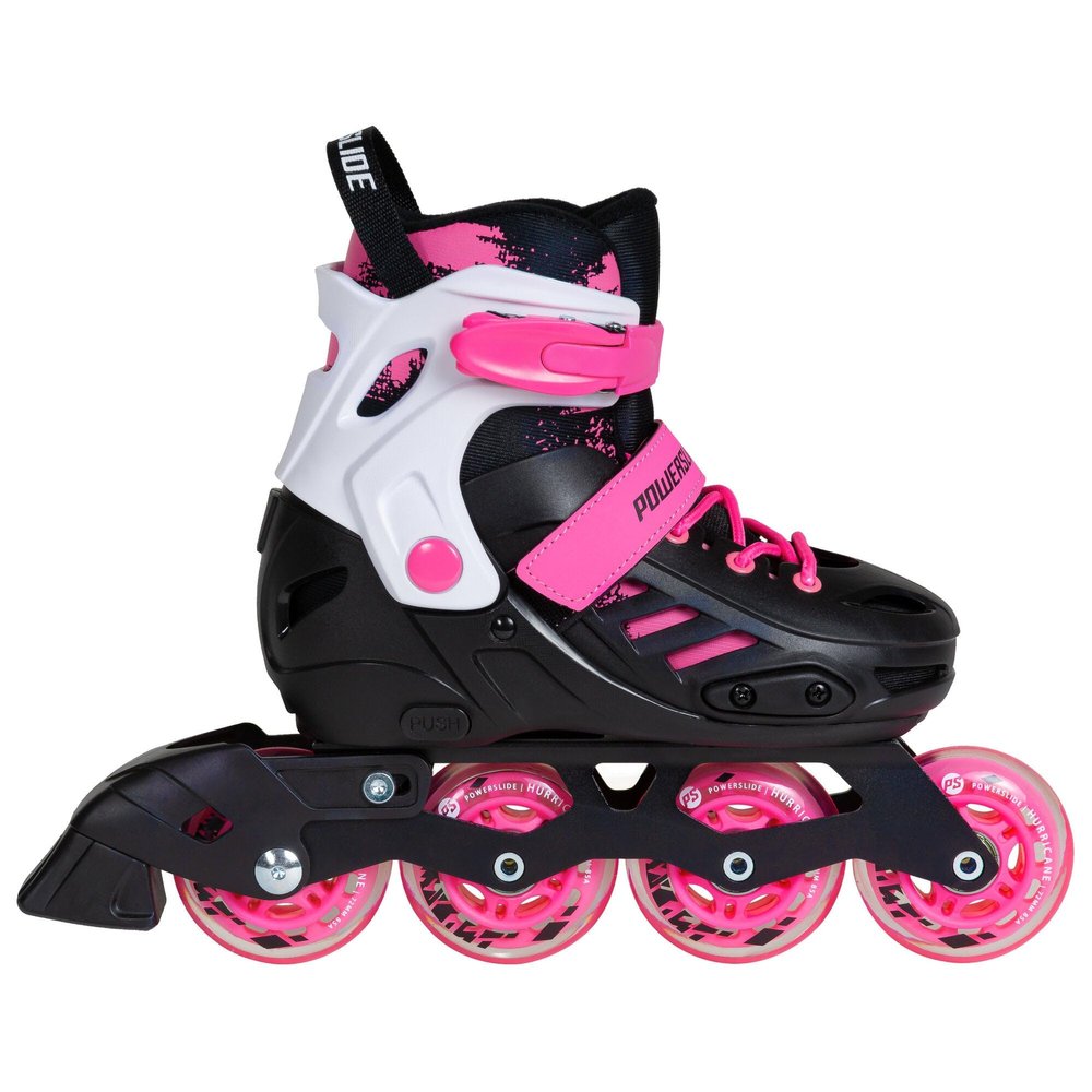 Powerslide Khaan Junior SQD Pink Adjustable Inline Skates for Children, ABEC 7 Pro Bearings, Item No.: 940670