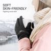 Royalrose Heated Gloves Liners for Men Women, Rechargeable Waterproof Winter Thin Heated Work Gloves with Arthritis Raynaud's Relief for Ski Golf Hiking Driving (Black, Medium) view 4