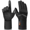 Royalrose Heated Gloves Liners for Men Women, Rechargeable Waterproof Winter Thin Heated Work Gloves with Arthritis Raynaud's Relief for Ski Golf Hiking Driving (Black, X-Small) view 1