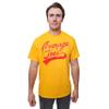 Dodgeball Average Joe's Gold Uniform Adult T-Shirt(MD, Gold) view 3