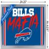 Trends International NFL Buffalo Bills - Bills Mafia Wall Poster, 22.4L x 14.7W, Silver Framed Version view 3