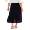 Mud Pie Women's Mallie Wrap Skirt, Black, Small view 3