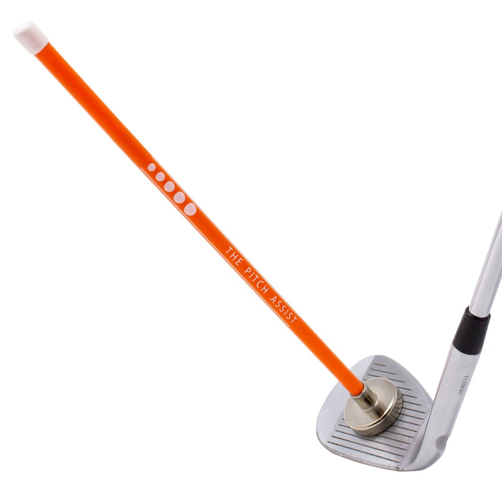 ForeNoMore Golf Alignment Rods: Magnetic Club Alignment Stick Demonstrates Correct Golf Swing Aim, Golf Training Aid Magnet Lie Angle Tool Training Aids Visualize and Align Your Golf Shot, Orange