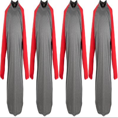 Rawlings | Mens 3 / 4 Sleeve Shirt | Graphite / Scarlet | XX-Large