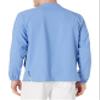 WonderWink W123 Men's Zip Front Warm Up Scrub Jacket, Ceil Blue, S view 2