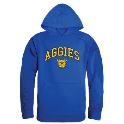 W Republic North Carolina A&T State University Aggies Campus Fleece Hoodie Sweatshirts Royal Large