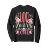 100 Years Loved 100th Birthday Bday Party Grandma Women Sweatshirt view 1