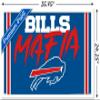 Trends International NFL Buffalo Bills - Bills Mafia Wall Poster, 34L x 22.4W, White Framed Version view 3