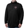 Franchise Club Men's Collegiate Georgia UGA Bulldogs National Championship 1/4 Zip Pullover-Black-medium view 1