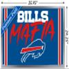 Trends International NFL Buffalo Bills - Bills Mafia Wall Poster, 34L x 22.4W, Silver Framed Version view 3