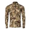 First Lite Men's Kiln Quarter-Zip - Merino Wool Midweight Camo Hunting Base Layer - First Lite Typha - Small view 1