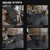 BVVU Weight Lifting Belts for Men Quick Locking Gym Belt for Workout Lumbar Support,Cross Training,Squat Belt Fitness Equipment view 4