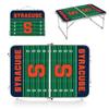 PICNIC TIME NCAA Syracuse Orange Concert Mini Portable Table, Small Folding Table, Mini Picnic Table, (Charcoal Wood Grain) view 3