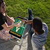 PICNIC TIME NCAA App State Mountaineers Concert Mini Portable Table, Small Folding Table, Mini Picnic Table, (Charcoal Wood Grain) view 2