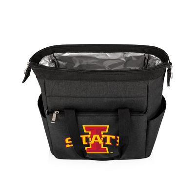 Picnic TIME NCAA Iowa State Cyclones On The Go Lunch Bag, Soft Cooler Lunch Box, Insulated Lunch Bag, (Black)