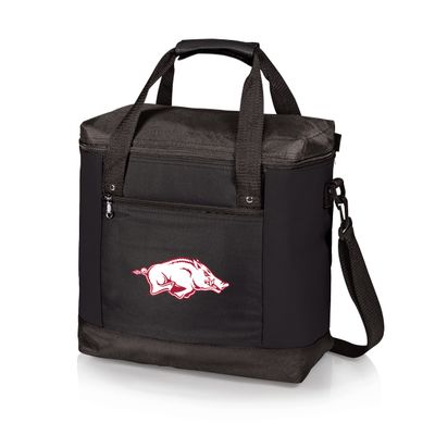 Picnic TIME NCAA Arkansas Razorbacks Montero Tote Cooler Bag, Soft Cooler Bag, Picnic Tote, (Black)
