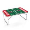 PICNIC TIME NCAA NC State Wolfpack Concert Mini Portable Table, Small Folding Table, Mini Picnic Table, (Charcoal Wood Grain) view 1